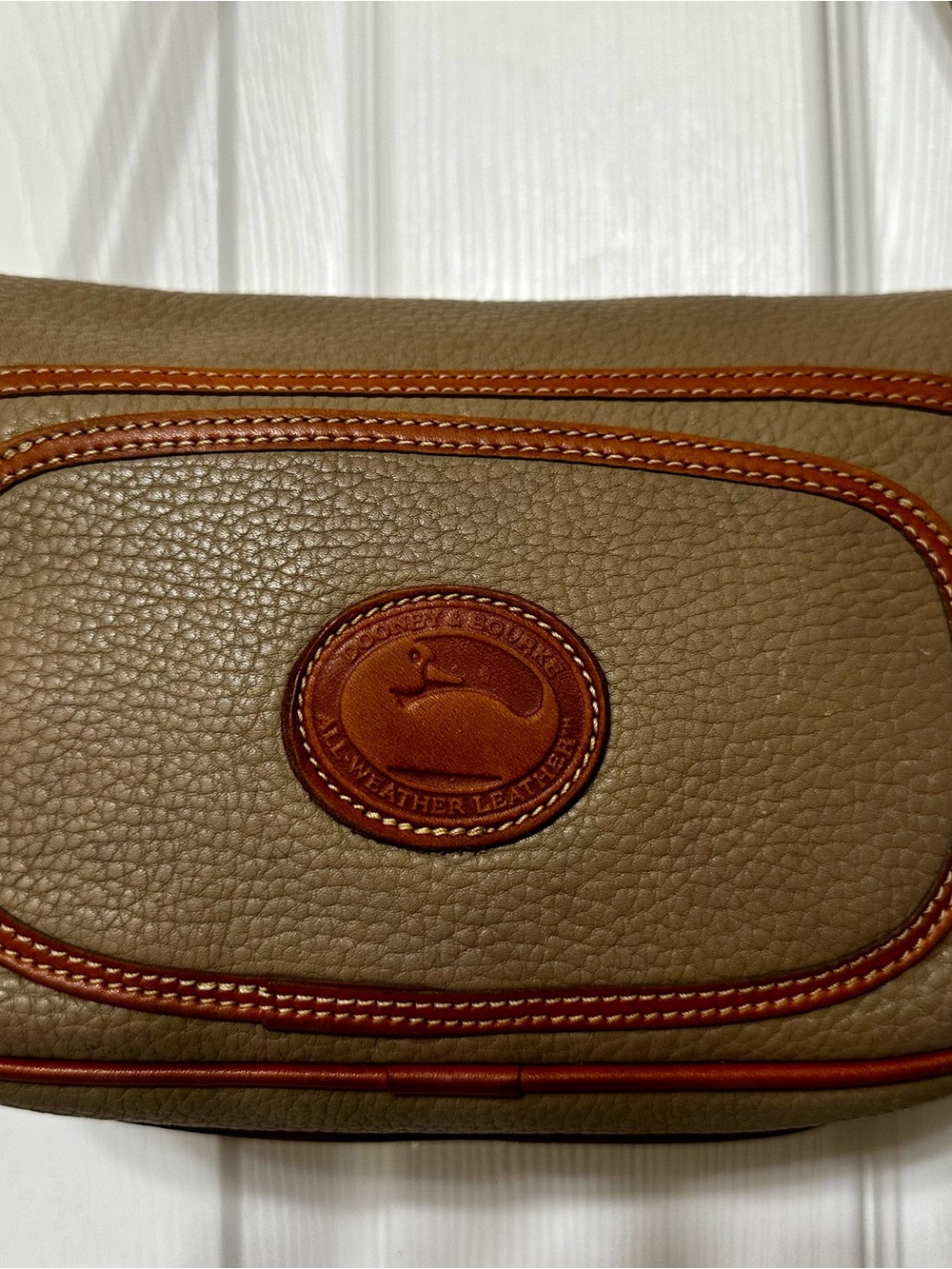 Vintage Donney & Bourke Leather Crossbody Saddle Bag - Picture 7 of 13